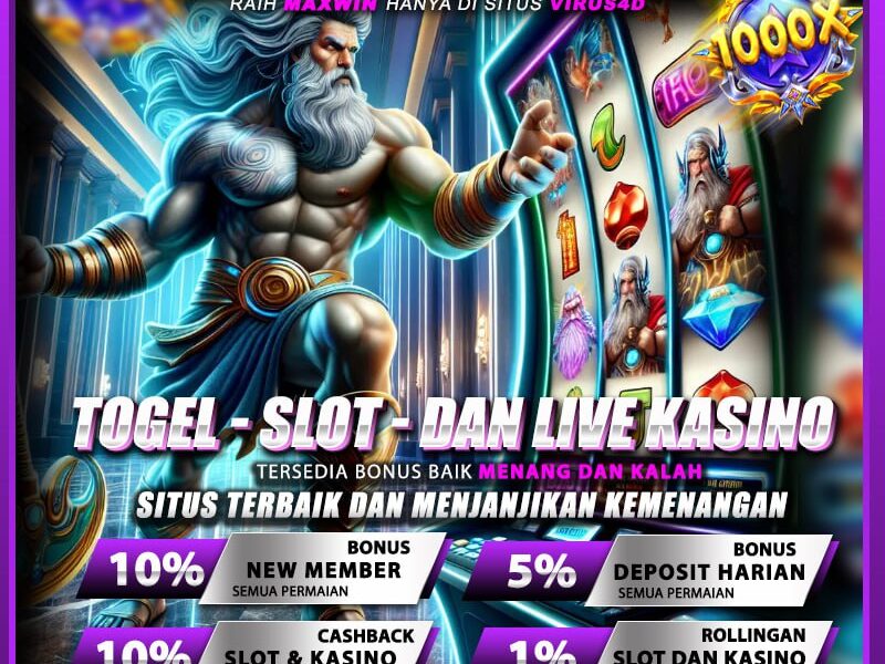 VIRUS4D Terbukti Gacor di Slot, Casino, dan Togel