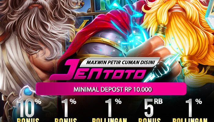 Situs Judi Online dengan Deposit Terendah 5rb hanya di Jentoto