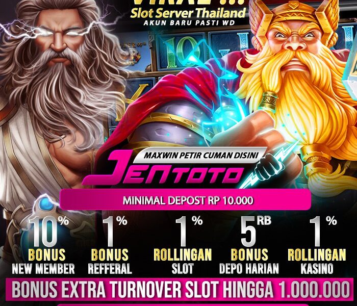 Situs Judi Online dengan Deposit Terendah 5rb hanya di Jentoto